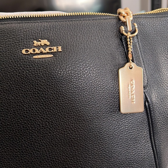 Coach Black Ava Chain Tote - Picture 3 of 7